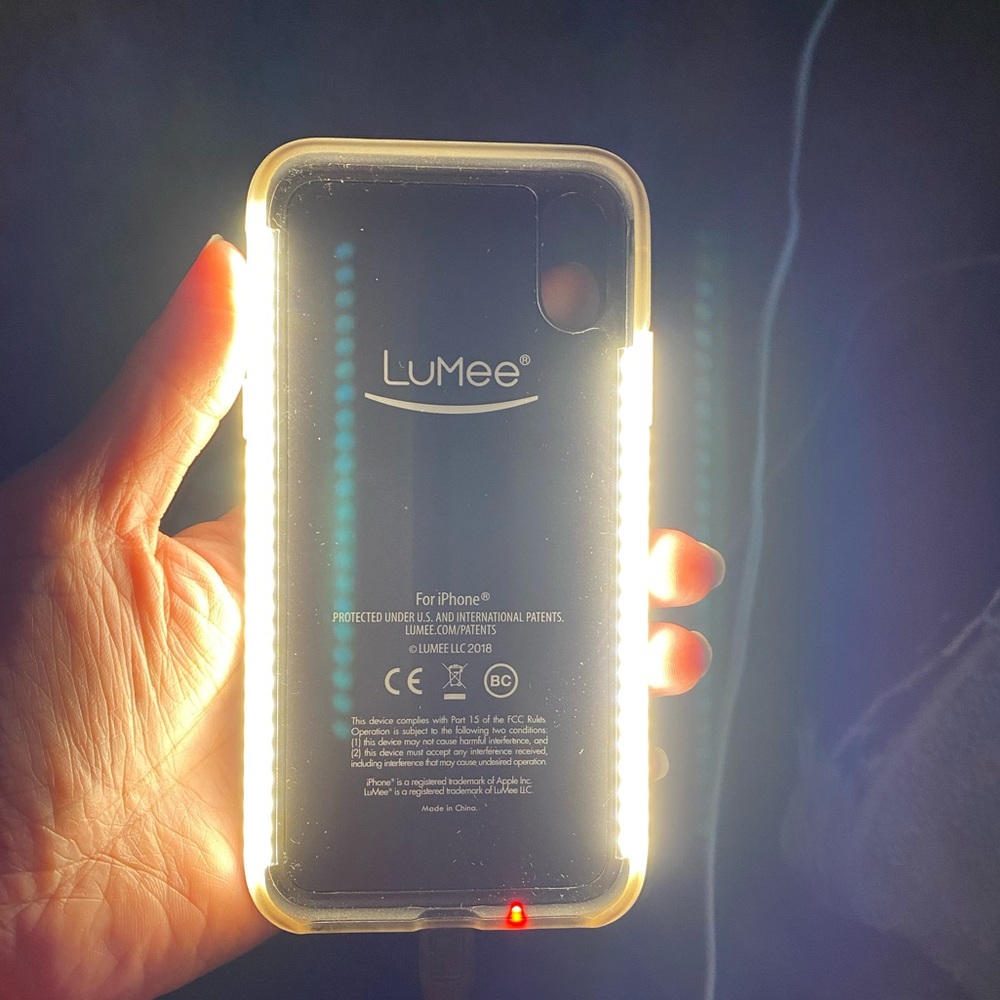 Lumee Marble Rose Gold IPhone X